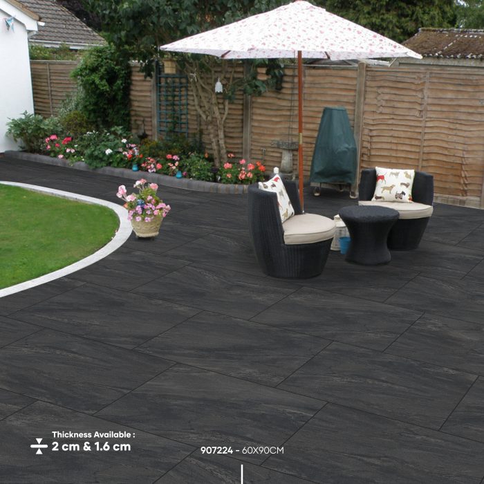 Anthracite Black Porcelain Tiles Enfield Porcelain World