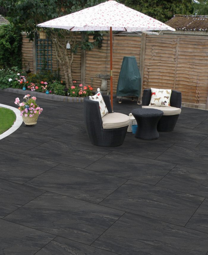 Anthracite Black Porcelain Tiles Enfield Porcelain World