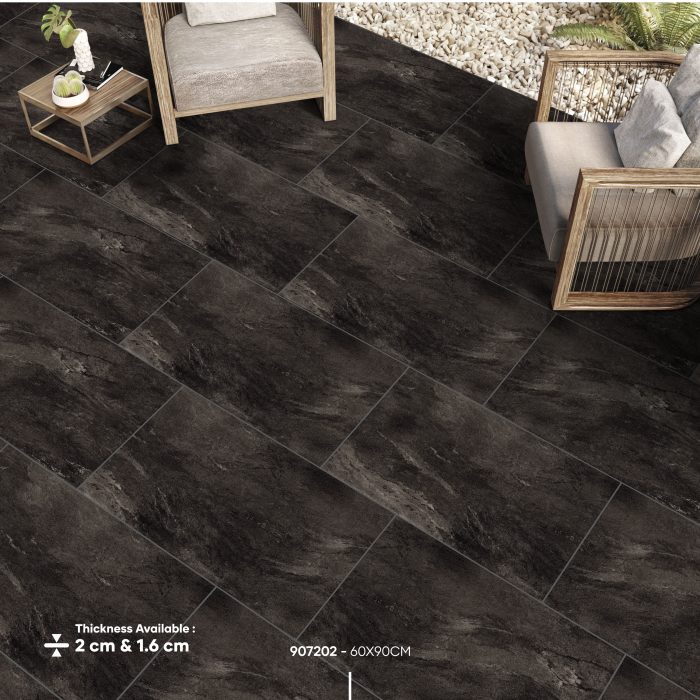 Earthcore Black Porcelain Tiles Enfield Porcelain World