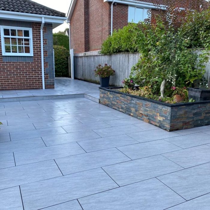 quartz grey porcelain paving slabs outdoor vetrified tile Porcelain Tiles Enfield Porcelain World