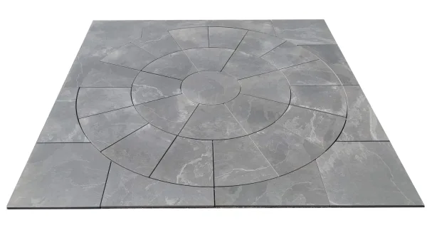 Porcelain Circle 2.70m With Sq Kit – Petra Slate Anthracite - Image 2