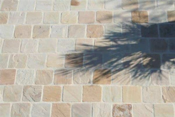 150×150×22mm Pack 23.04m2 Mint Cobbles