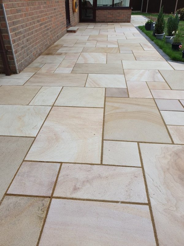 600 Patio Pack 19.50m2 Textured Caramel Buff - Image 4