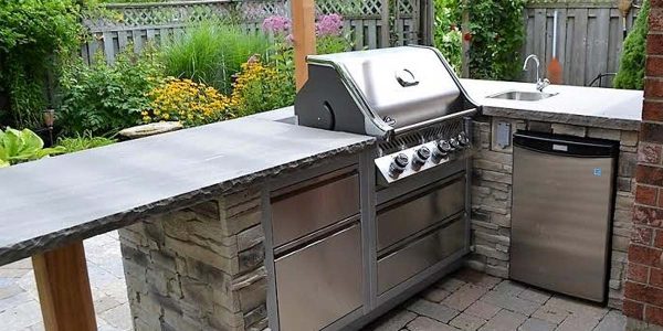Raj Green Sandstone BBQ Slabs 1800x600x50mm (2nos)