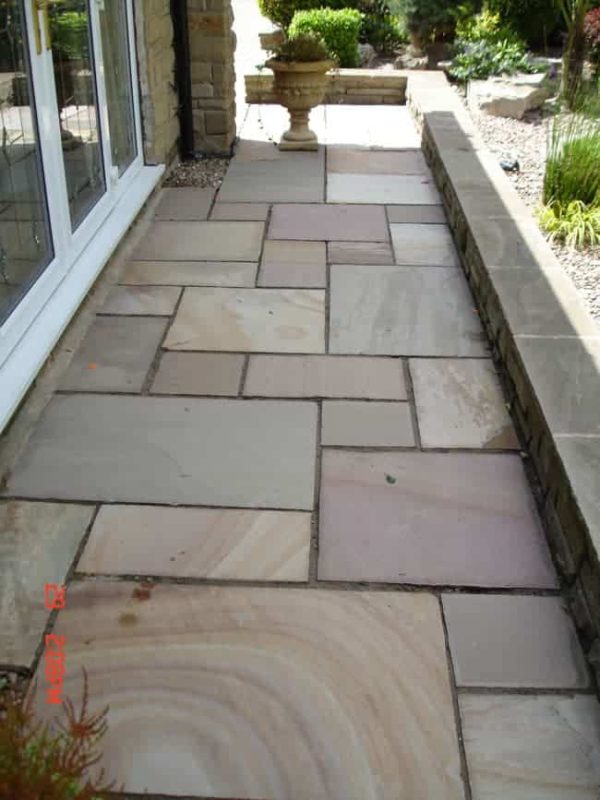 Rippon Buff Multi Sandstone Paving - Image 6