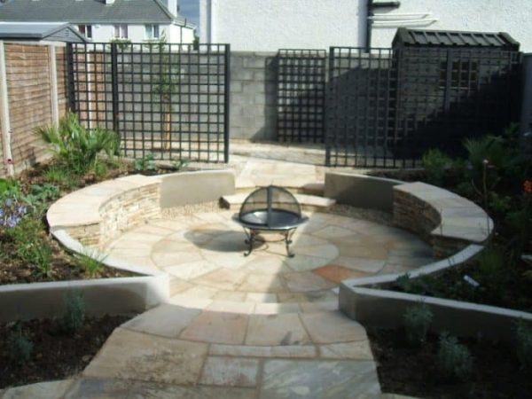 Circle 3.30 Mtrs - Mint Fossil Paving Circles - Image 3