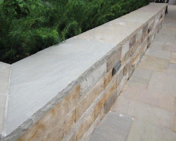 Raj Green Sandstone 50mm Rockface - Steps & Wall Coping - Image 3
