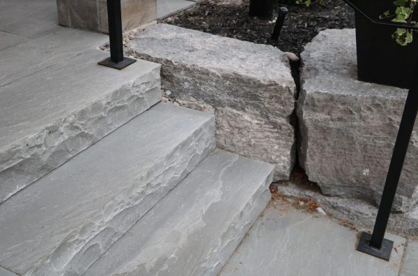 Kandla Grey Sandstone Block Steps - Image 4
