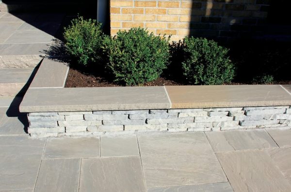 Raj Green Sandstone 50mm Rockface - Steps & Wall Coping - Image 6