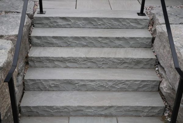 Kandla Grey Sandstone Block Steps