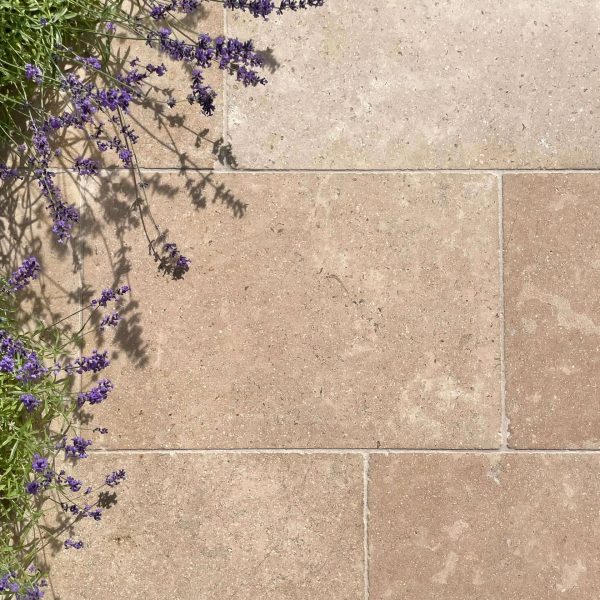 Acid Wash Sinai Pearl Tumbled Limestone Paving - Image 5