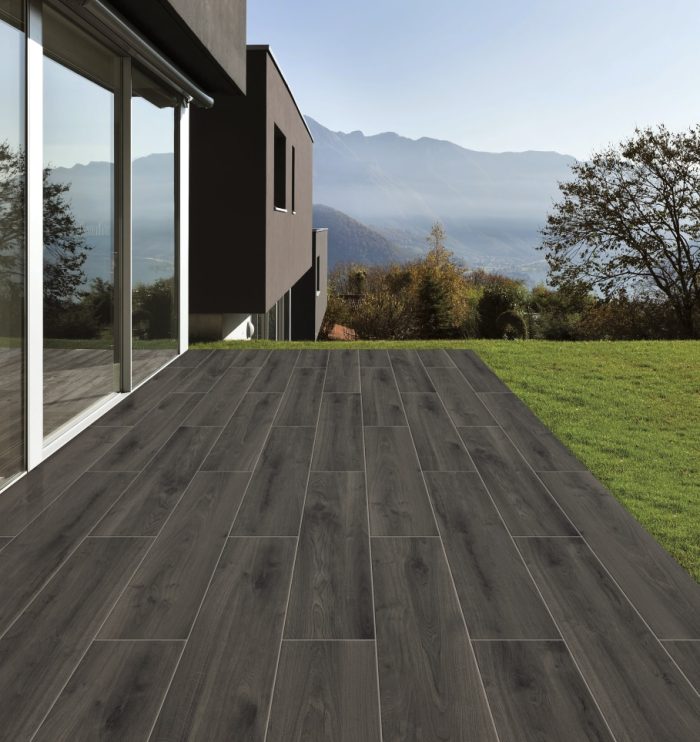 Petra Slate Anthracite Planks Porcelain Paving - Image 8