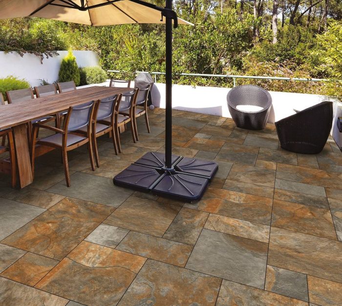 Petra Rustic Copper Vitrified Porcelain Slabs - Image 6