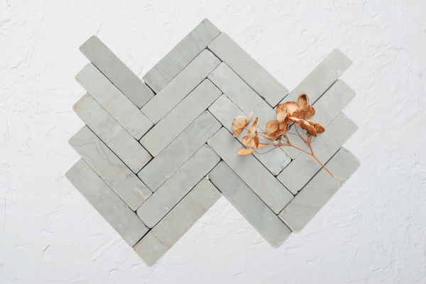 Oxford Grey Herringbone Paving