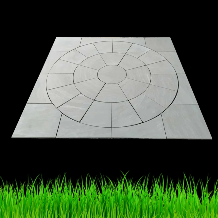 Petra Grey Vitrified Porcelain Paving Slabs - Image 14