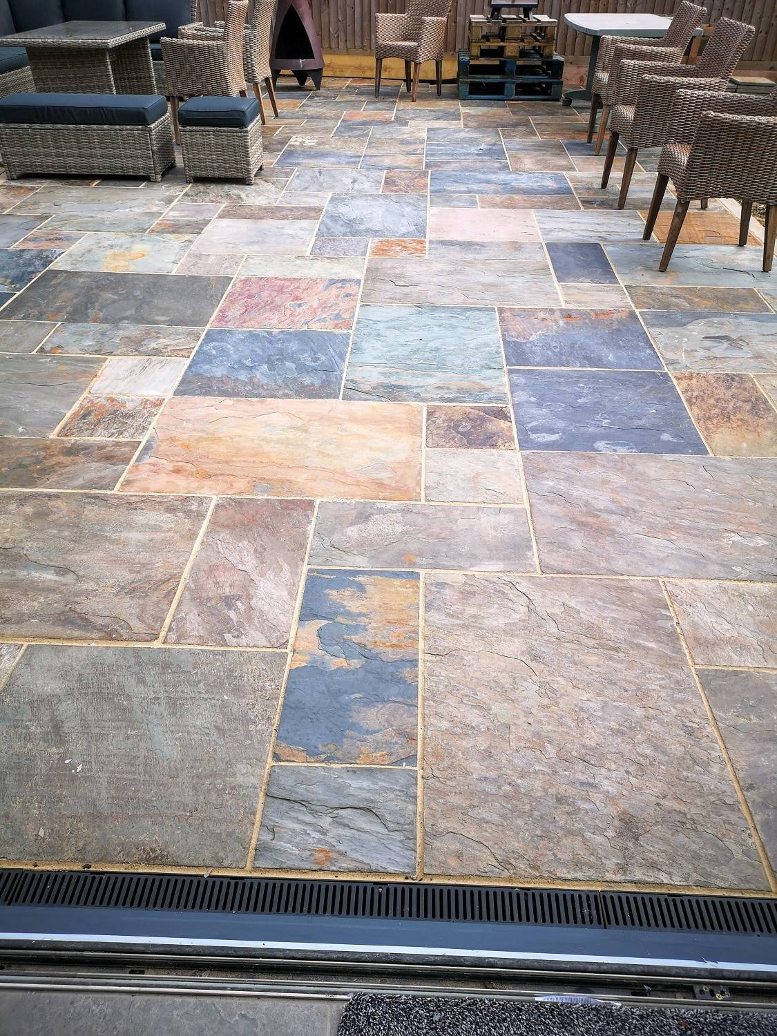 Rustic Gold Slate Stone Paving - Image 8