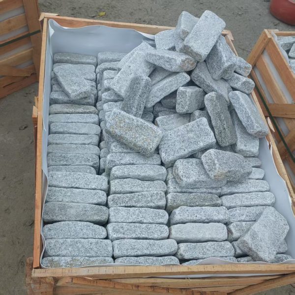 Silver Grey Granite Cropped Tumbled Cobbles - Image 5