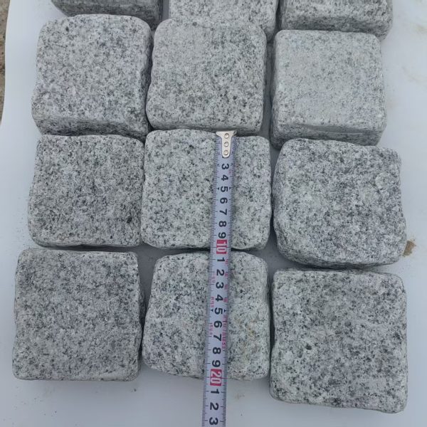Silver Grey Granite Cropped Tumbled Cobbles - Image 6