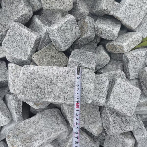 Silver Grey Granite Cropped Tumbled Cobbles - Image 8