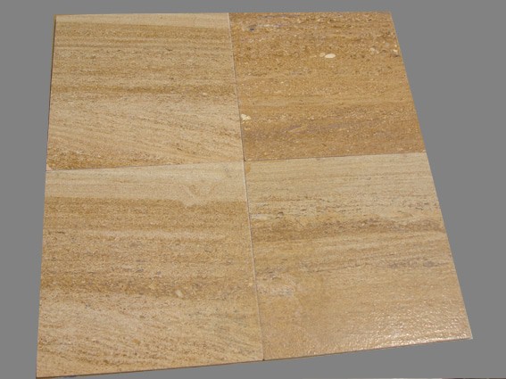 Sunny Gold Marble Half Honed Tumbled Paving - Image 3