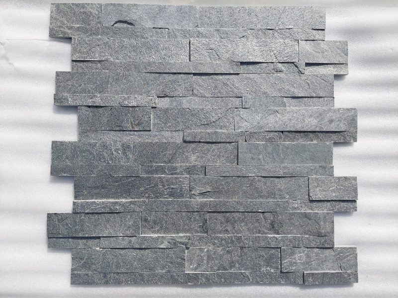 Mid Silver Cladding Silver Grey Wall Cladding Panel 600x150mm - Porcelain World