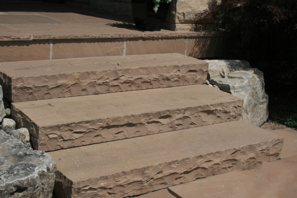 Raj Green Sandstone Block Steps - Image 7