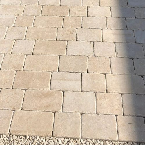 Sinai Pearl Block Paving Driveway Cobbles